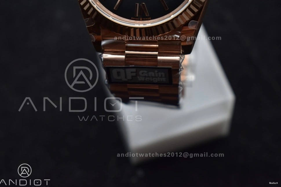 AllSeason on DayDate RG QF Edition Steel 40 V4 Slate 904L Dial Ombre 711 A2836 Best President Weight) (Gain Bracelet 0716